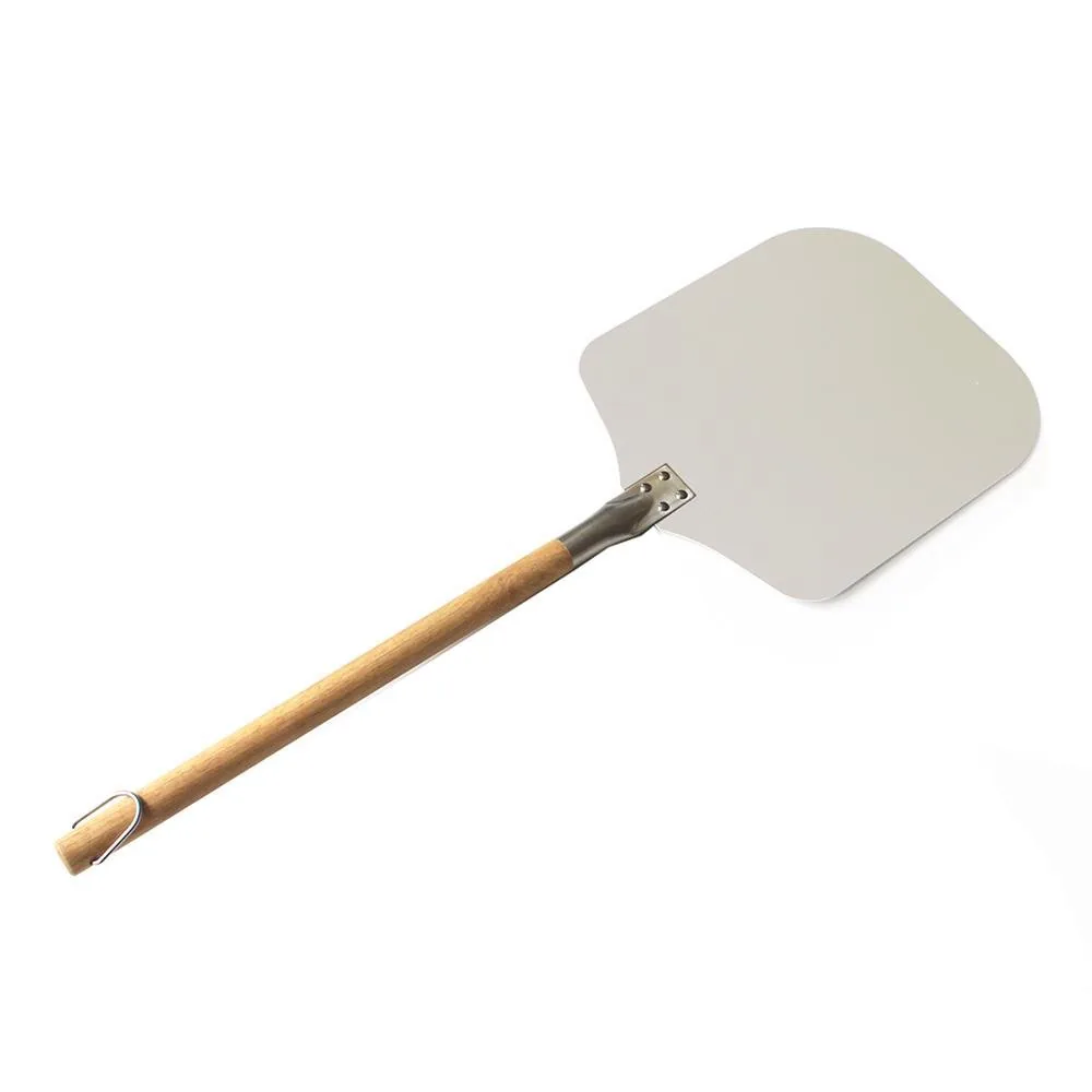 12" x 14" gelochte Pizzaschaufel mit Holzgriff Großhandel Produktbild 2