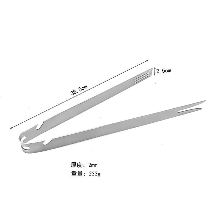 15.16インチ BBQソーセージ返しトング | ステンレス製フードトング 卸売り商品画像2