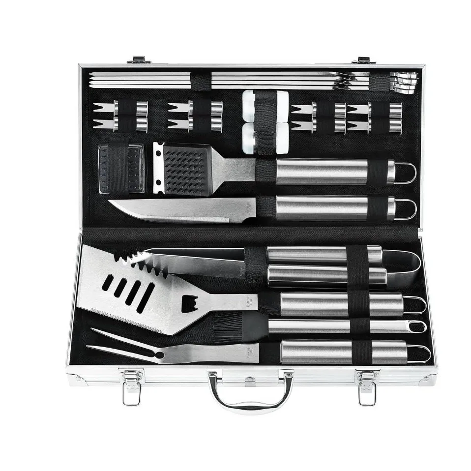 21 Pcs Barbecue Tools Set | Stainless Steel Grill Accessory Kit wholesale product image 1