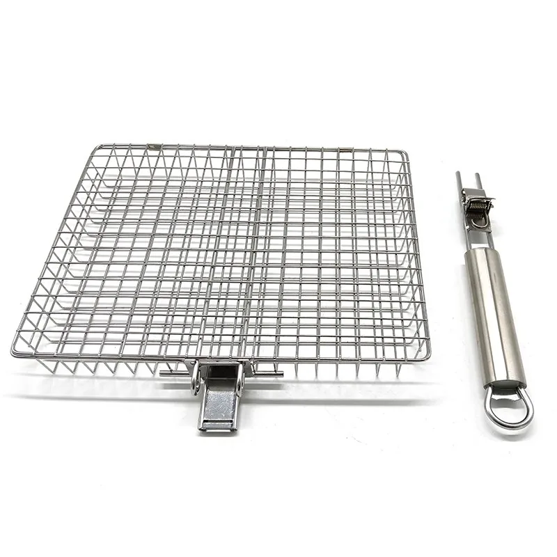304 Stainless Steel Barbecue Grilling Basket wholesale product image 3