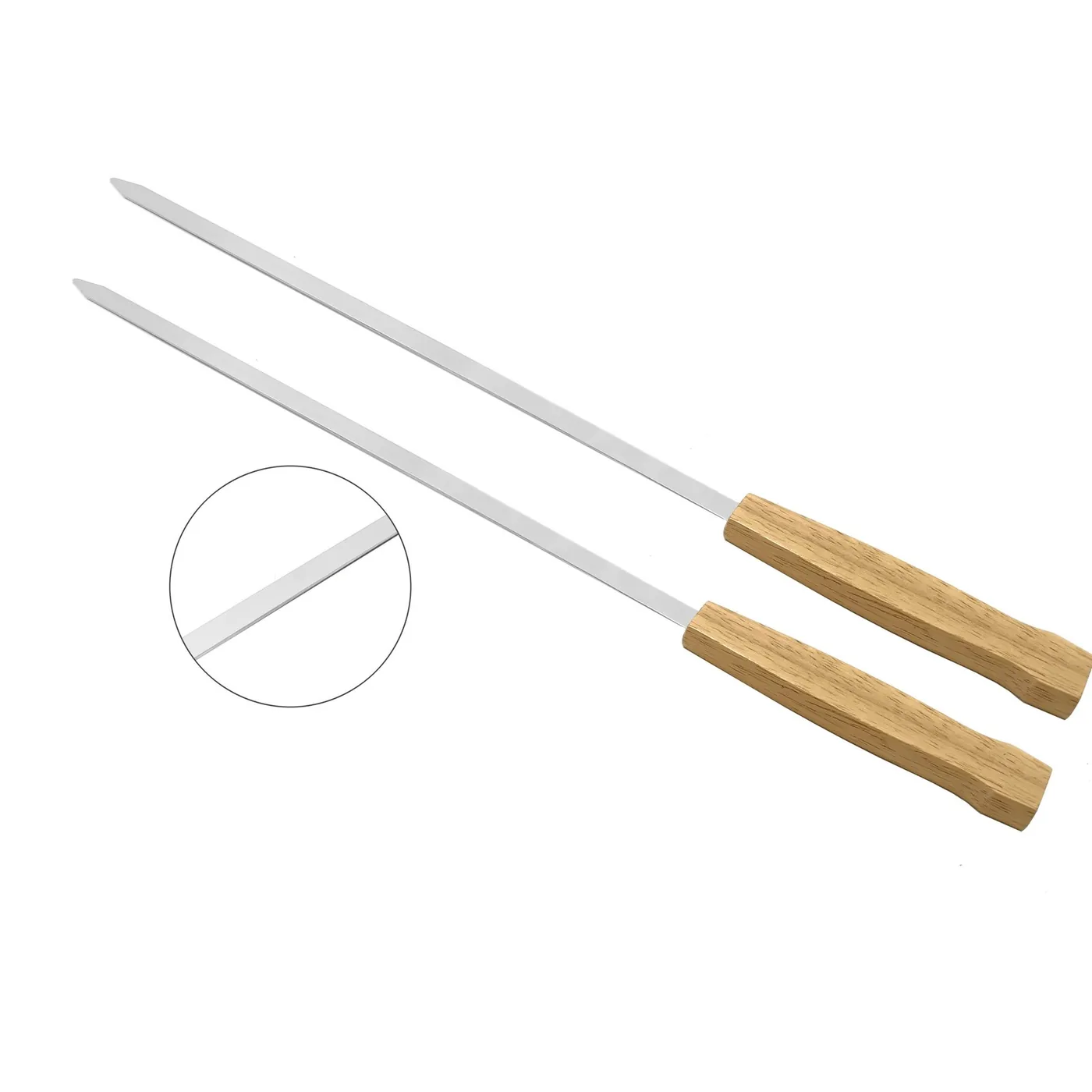 8 Pack Reusable Kabob BBQ Skewers with Storage Bag - wholesale product image 4
