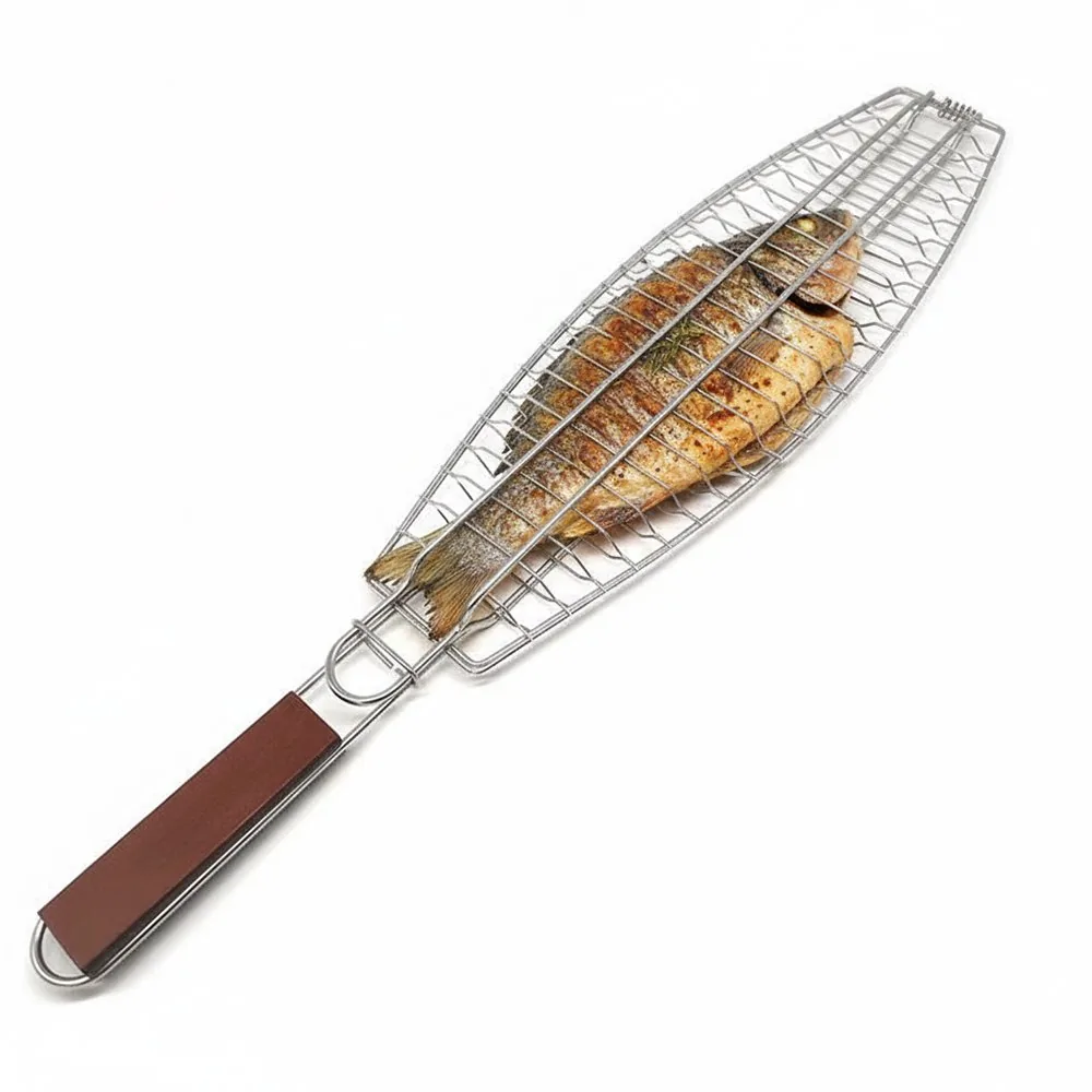 BBQ Grill Basket for Fish | Stainless Steel wholesale product image 1