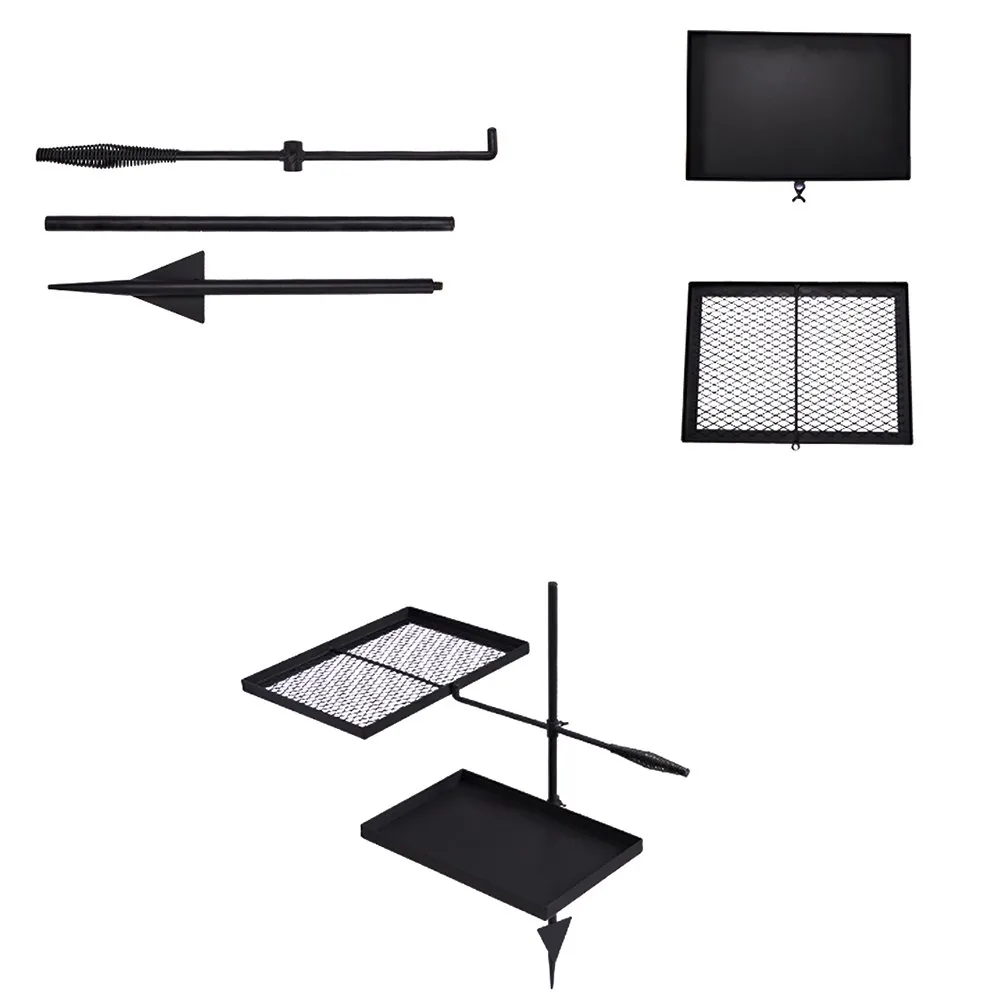 Campfire Grill Stand with Grill Grate and Griddle Plate - product image 3