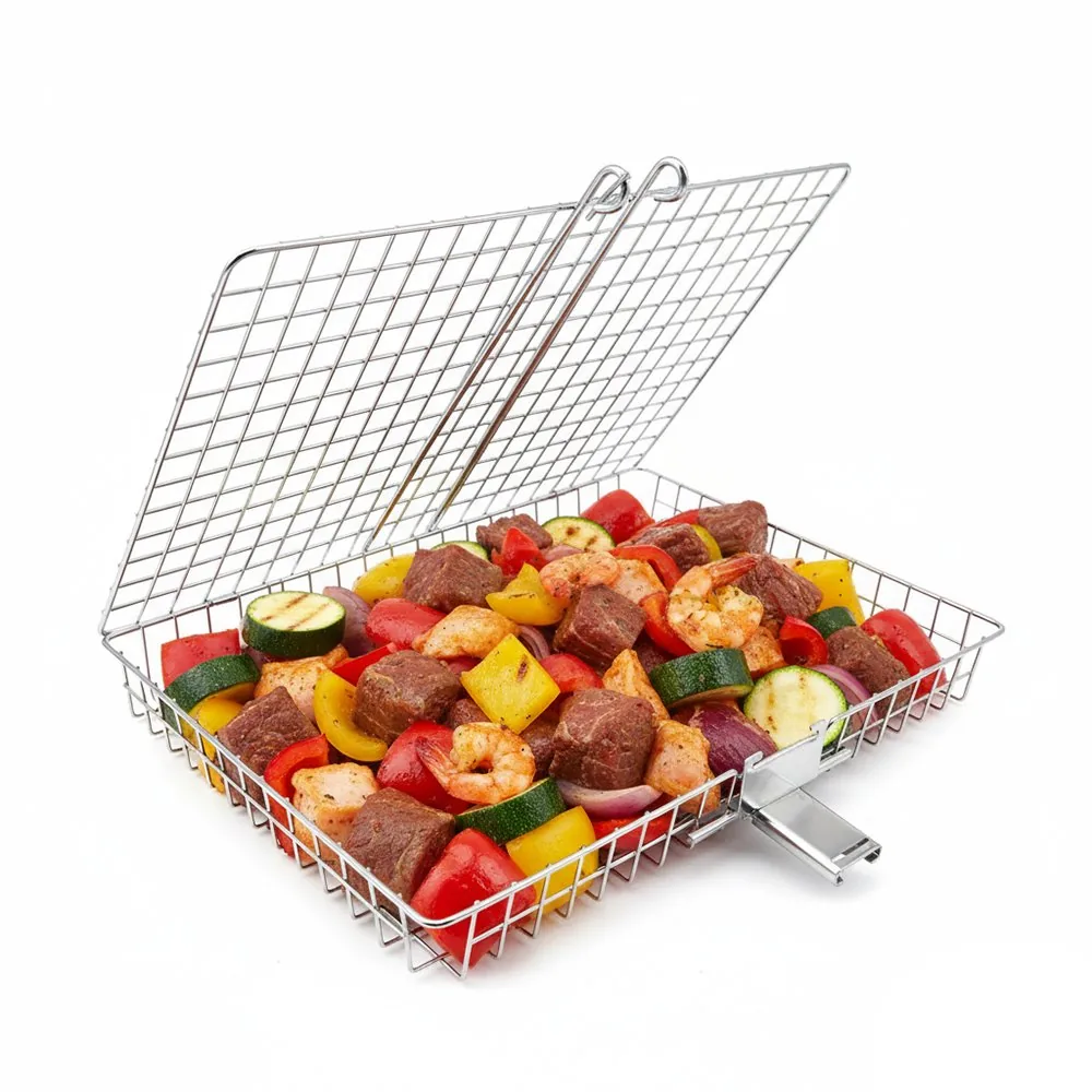 ステンレス鋼BBQグリルバスケットセット 卸売商品画像5