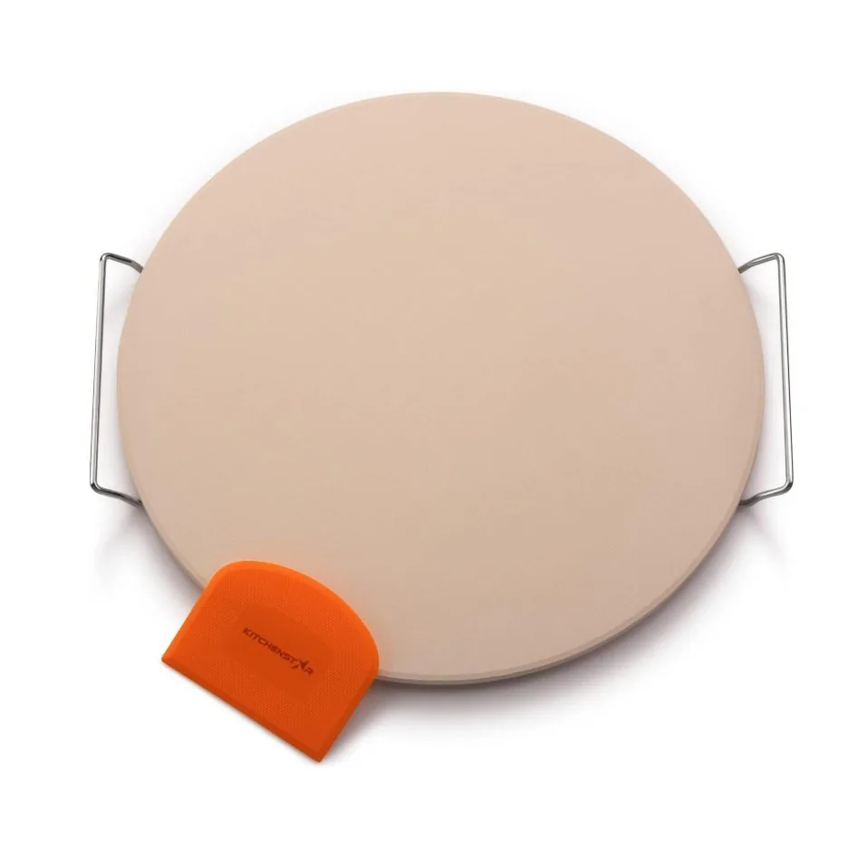 Cordierite Pizza Stone Set for Oven wholesale product image 1