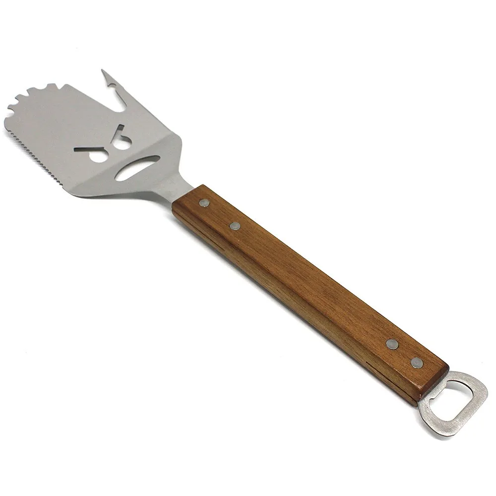 Custom Grill Spatula with Wooden Handle - product image 1