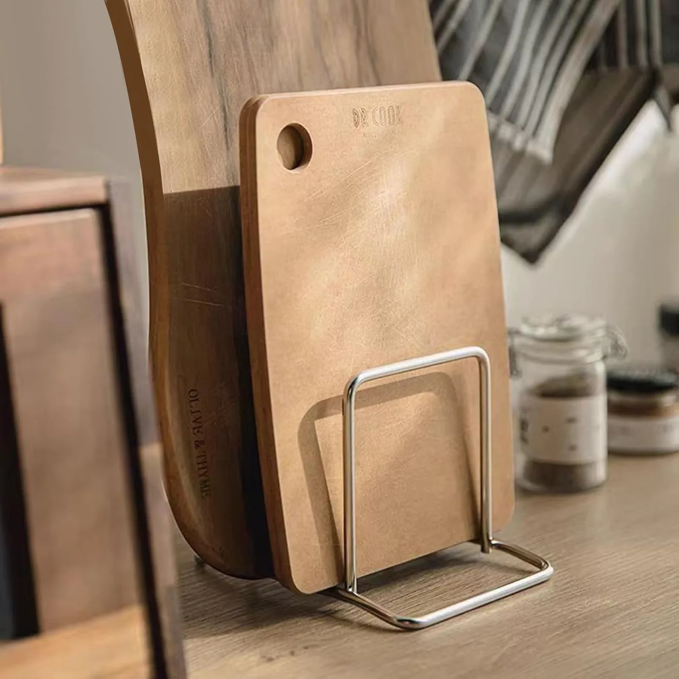 Cutting Board Holder | Metal Kitchen Organizer Rack wholesale product image 3