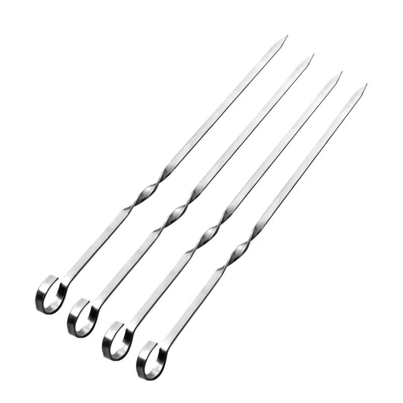 Flache Kebab-Spieße zum Grillen Edelstahl Großhandel Produktbild 3