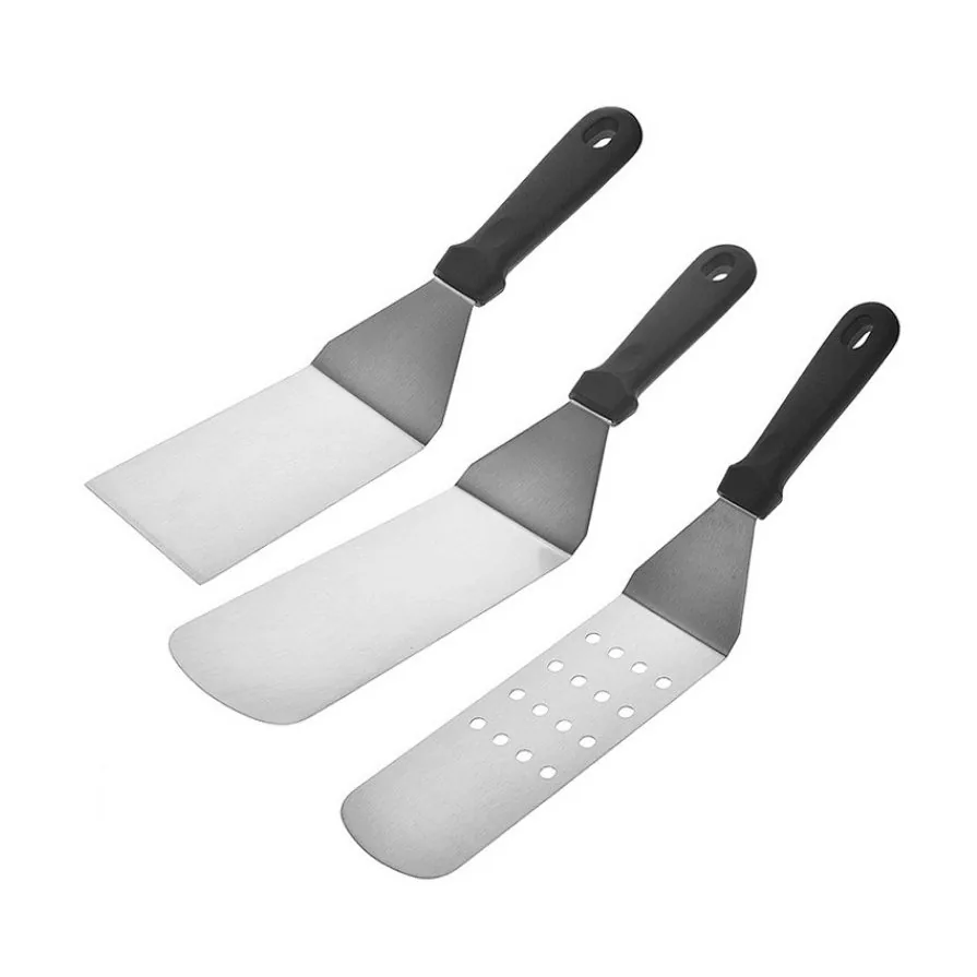 Griddle Spatula Set 3pcs | Stainless Steel with PP Handle wholesale product image 1