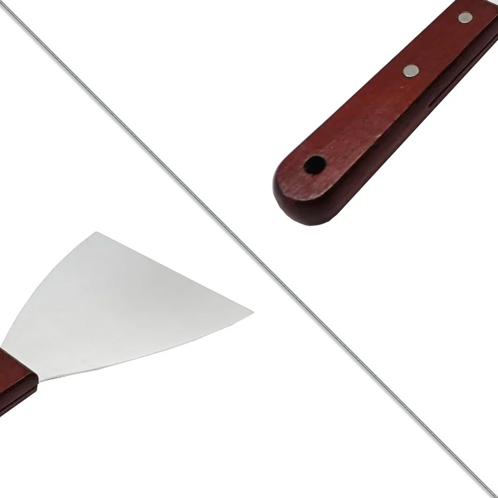 Griddle Tools Set Stainless Steel with Wooden Handle wholesale product image 5