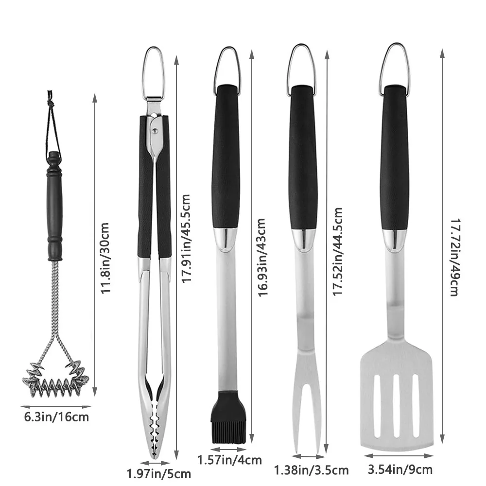 5-Piece Grilling Tools Set with PP Handle - product image 2