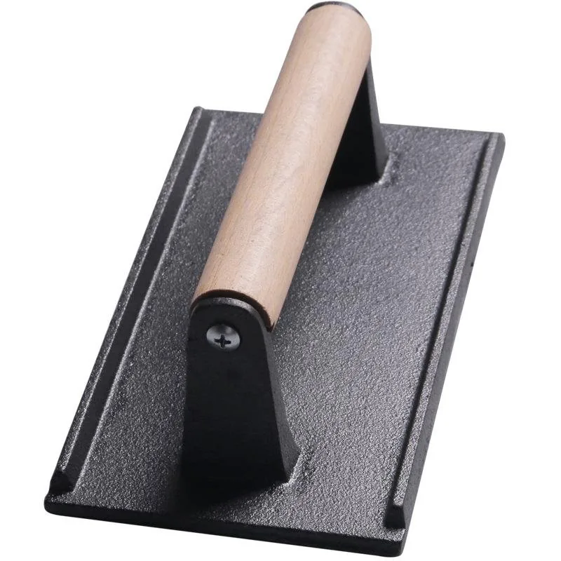 Smash Burger Press, Cast Iron with Wooden Handle wholesale product image 4