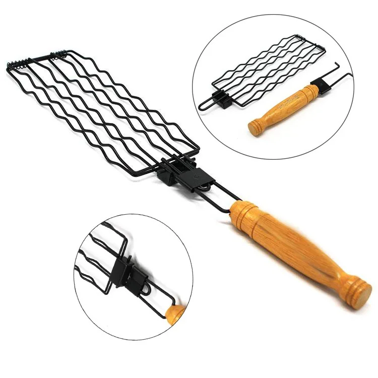Hot Dog Roasting Basket for Grill | Non-stick Coated wholesale product image 4