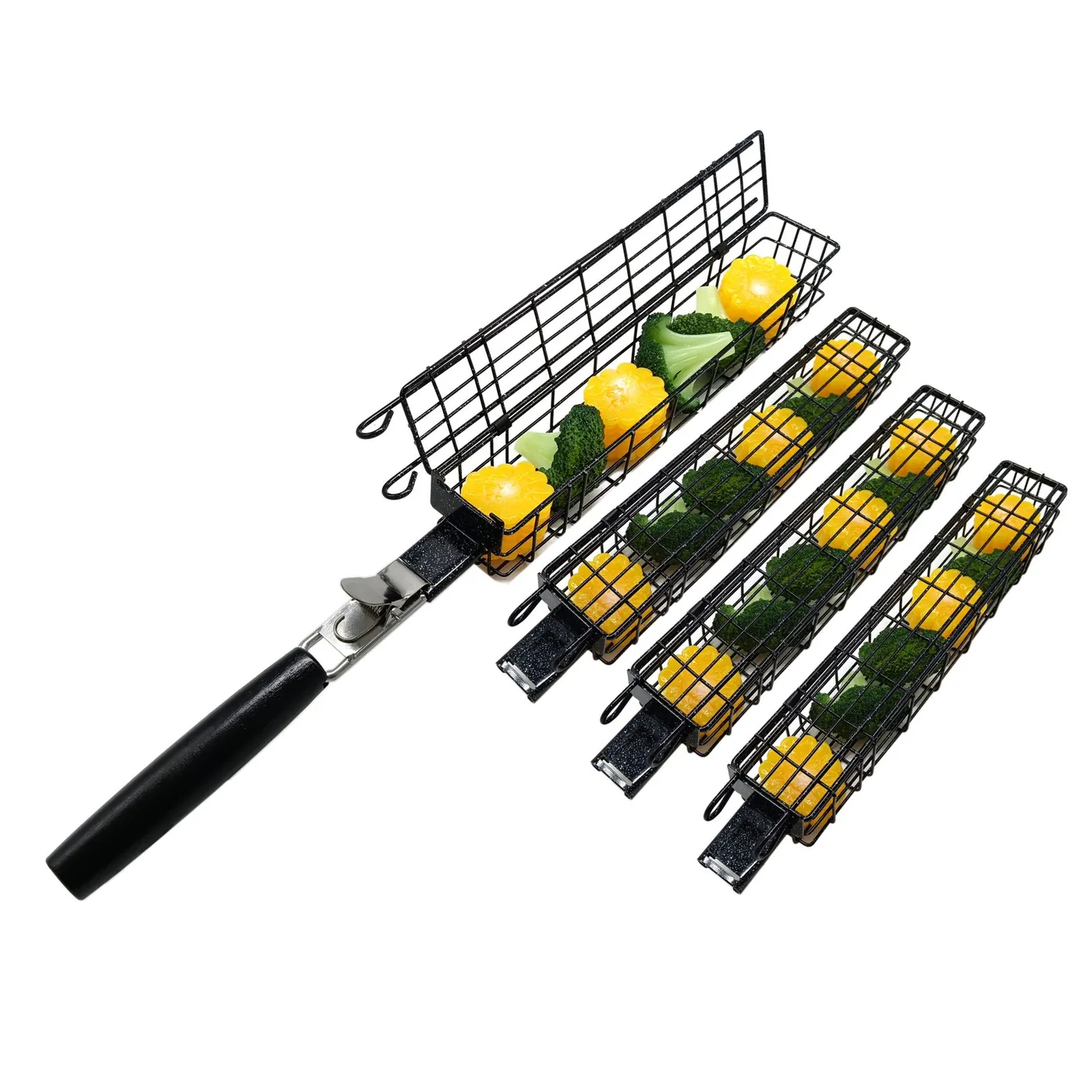Kabob Grilling Baskets Set - Non-Stick Grill Cage - product image 1