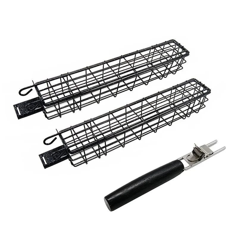 Kabob Grilling Baskets Set - Non-Stick Grill Cage - product image 3