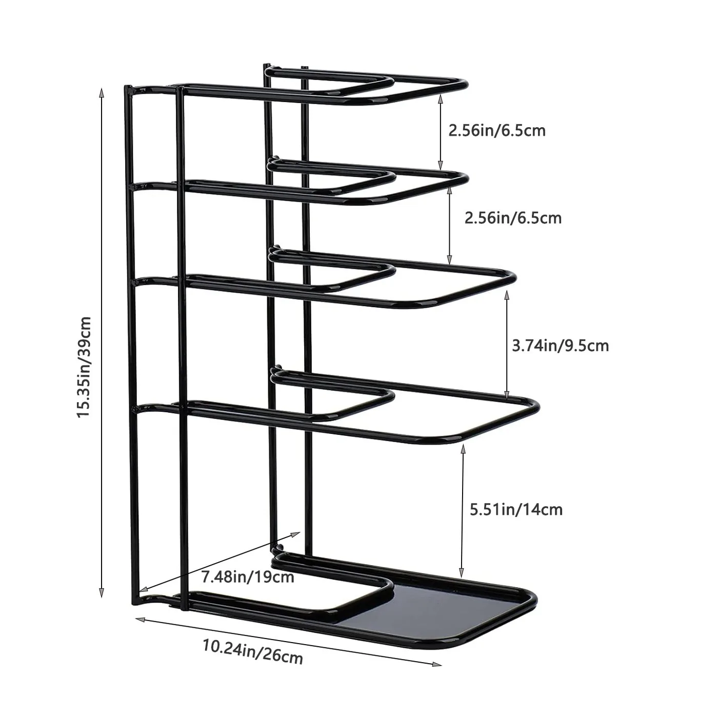 Rangement pour casseroles et poêles de cuisine image produit en gros 3