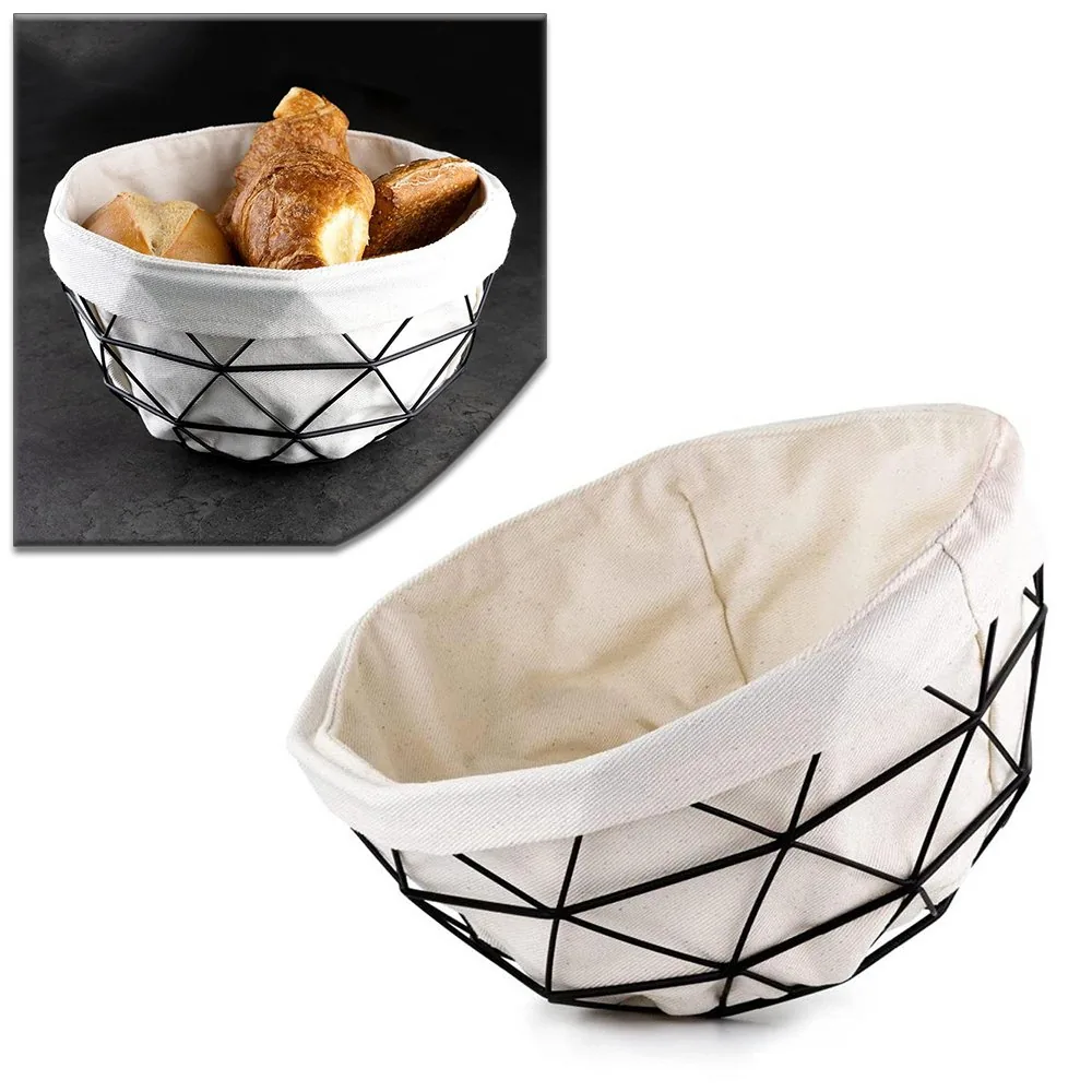 Metal Wire Fruit Basket with Cotton Bag - product image 5