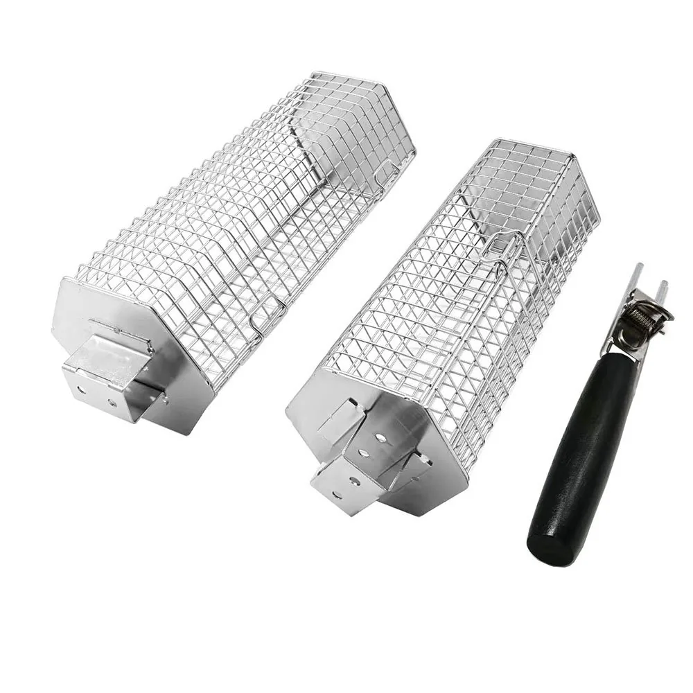 Nesting Hexagonal Grill Baskets (2 Pack) product image 4