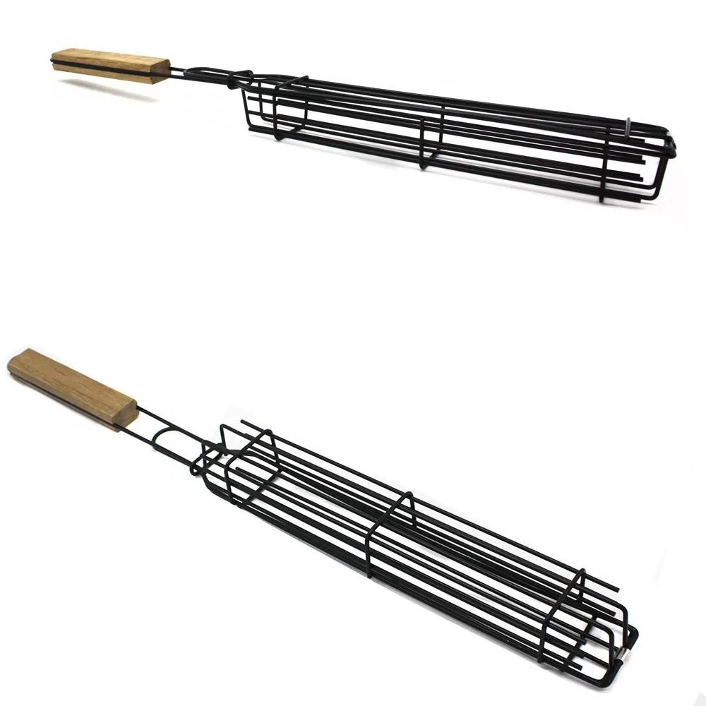 Non-stick Coated Kabob Grilling Baskets wholesale product image 3