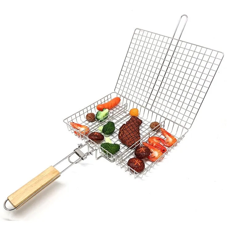 Perforated Grill Basket for Fish, Steak, Meat and Veggies wholesale product image 3