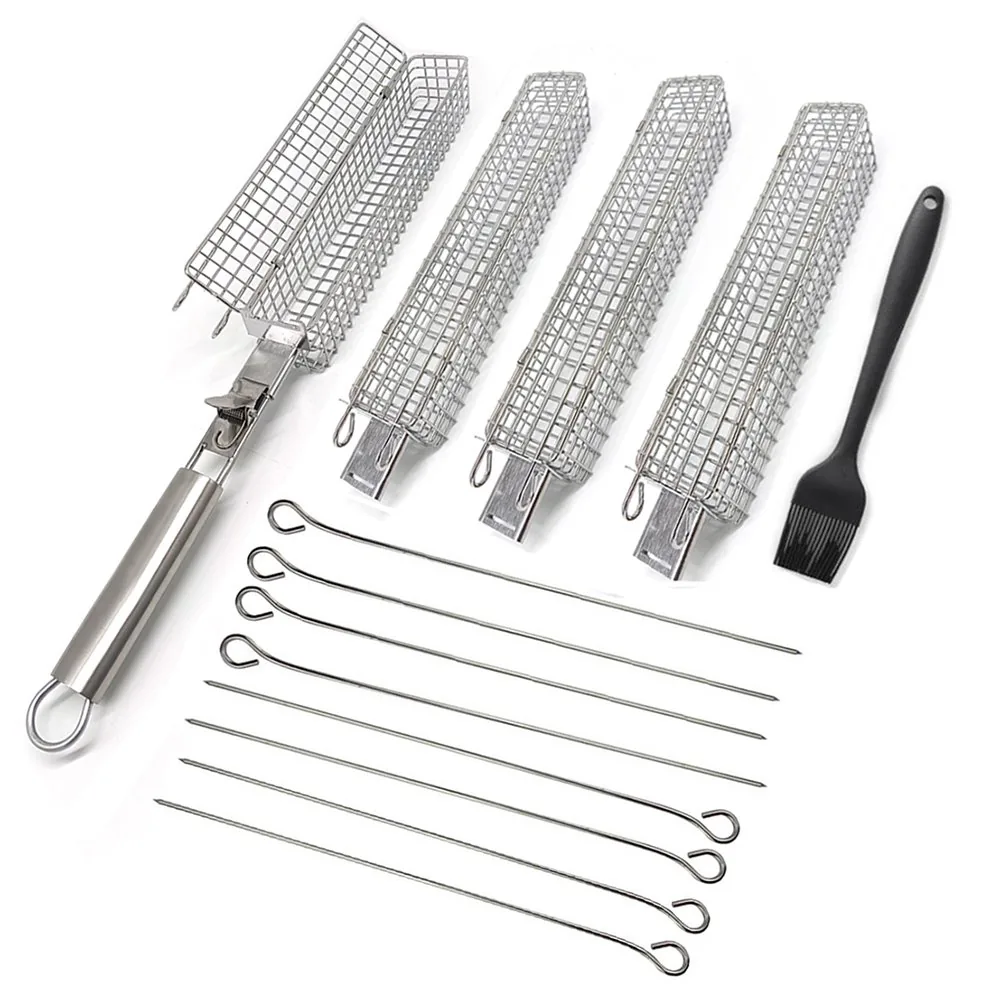 BBQ Grilling Basket Kit with Detachable Handle wholesale product image 1