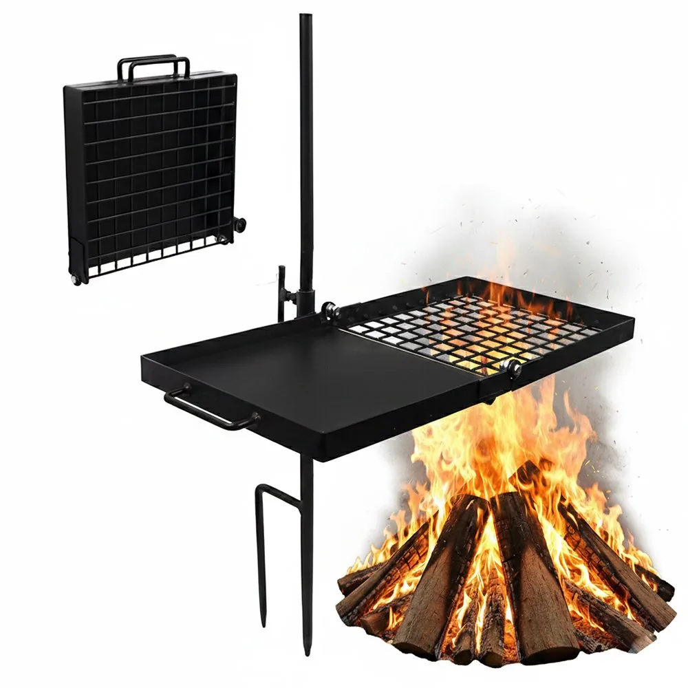 Rotate Camping Grill Rack | Folding & Height Adjustable wholesale product image 1