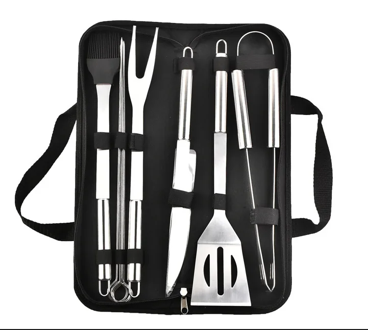 Professional 9-Piece BBQ Grilling Tools Kit | Stainless Steel wholesale product image 1