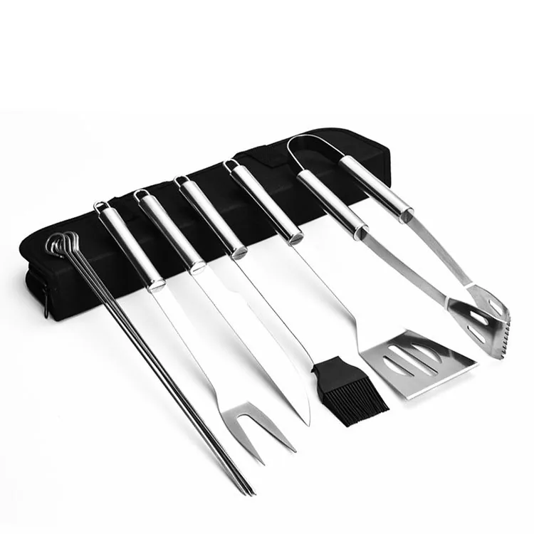 Professional 9-Piece BBQ Grilling Tools Kit | Stainless Steel wholesale product image 2
