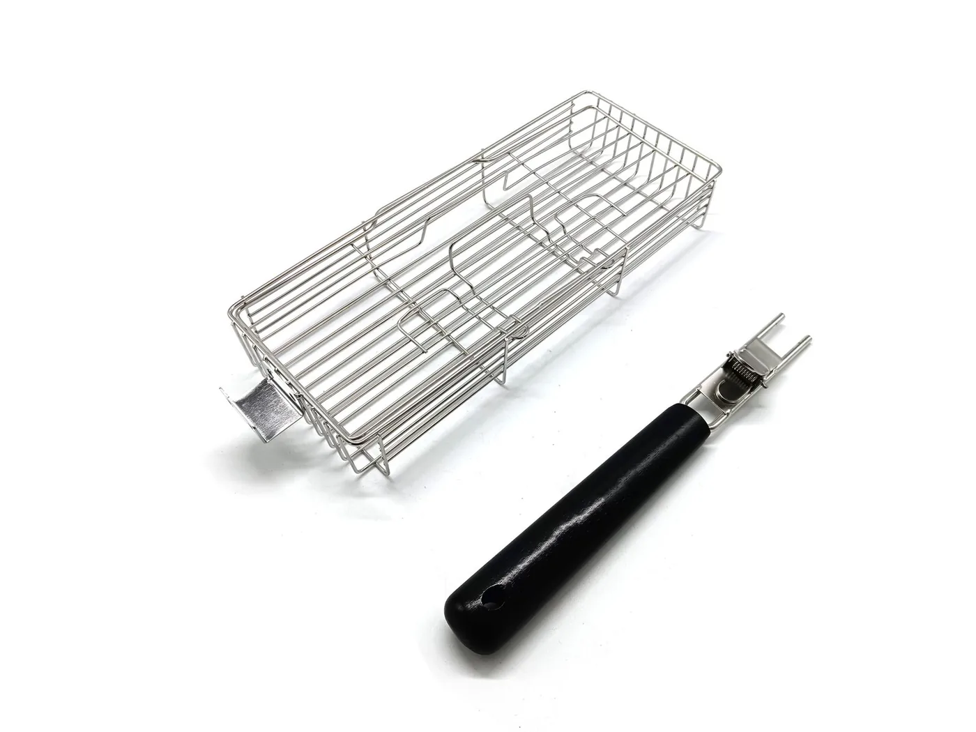 Barbecue Grill Basket with Foldable Handle for Outdoor Grills wholesale product image 3