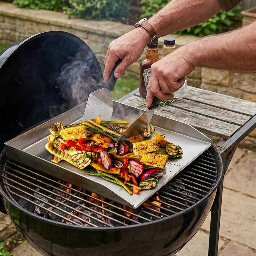 Flat Top Griddle Cooking Kit - Stainless Steel Grill Plate wholesale product image 5