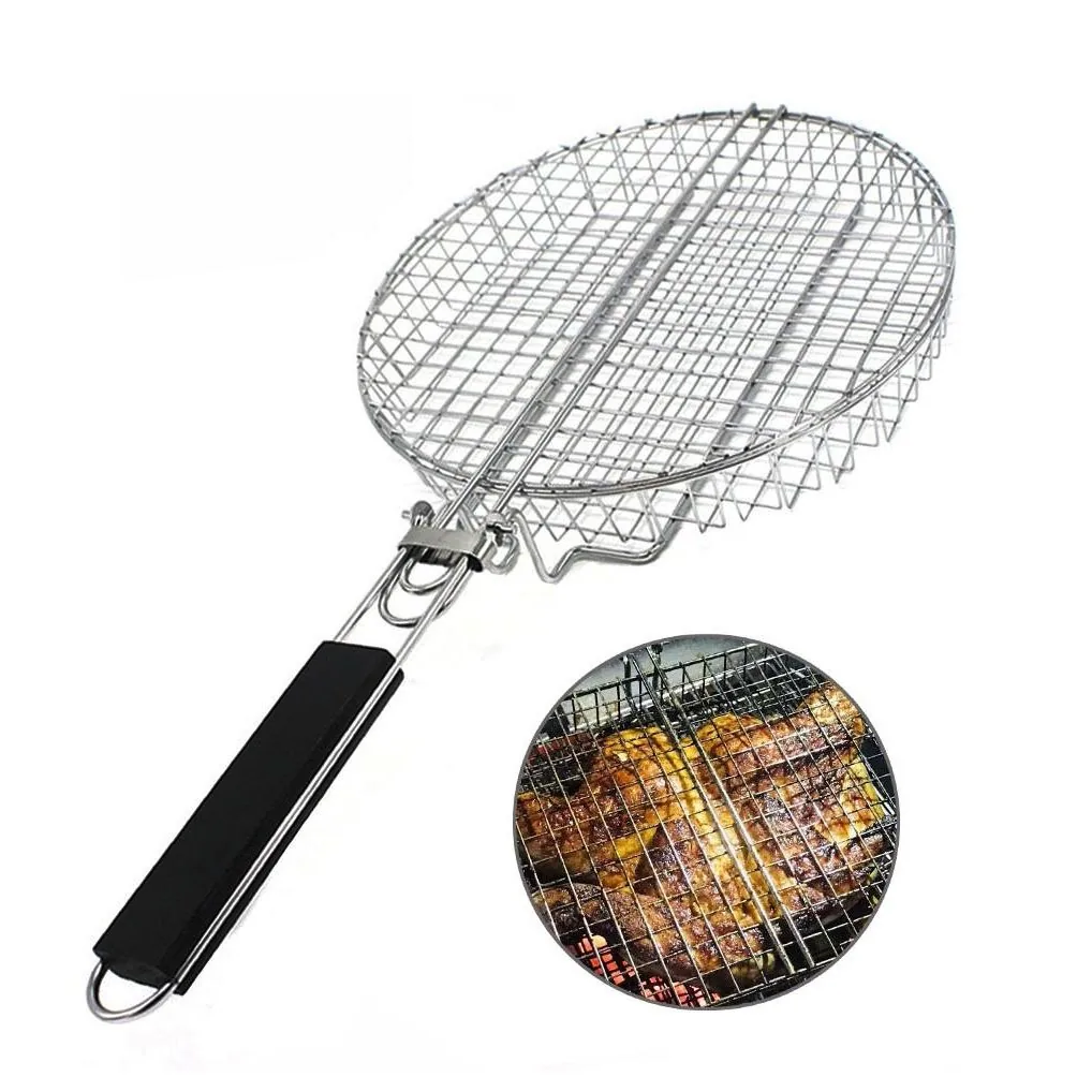 Round BBQ Basket for All Common Grills | Stainless Steel wholesale product image 1