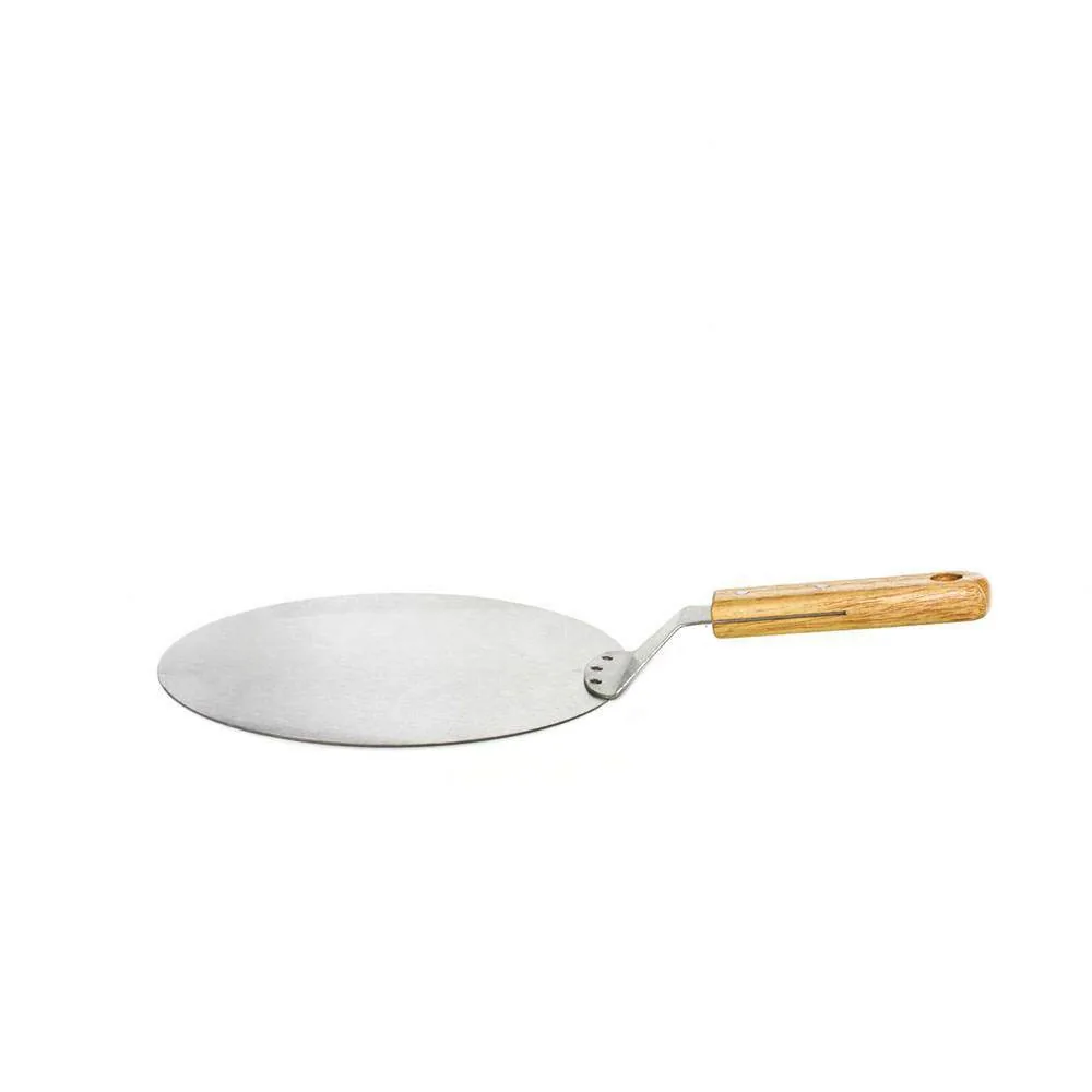 Round Metal Pizza Peel | Wood Grip Handle wholesale product image 4