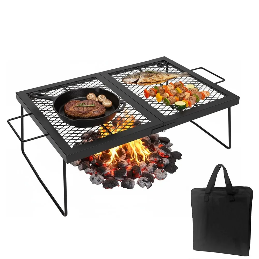 23.6"x17.75" camping grill with storage bag foldable - product image 1