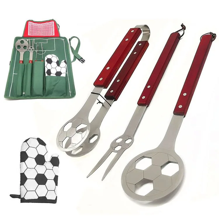 BBQ grilling tools set 4-piece professional barbecue kit - product image 2