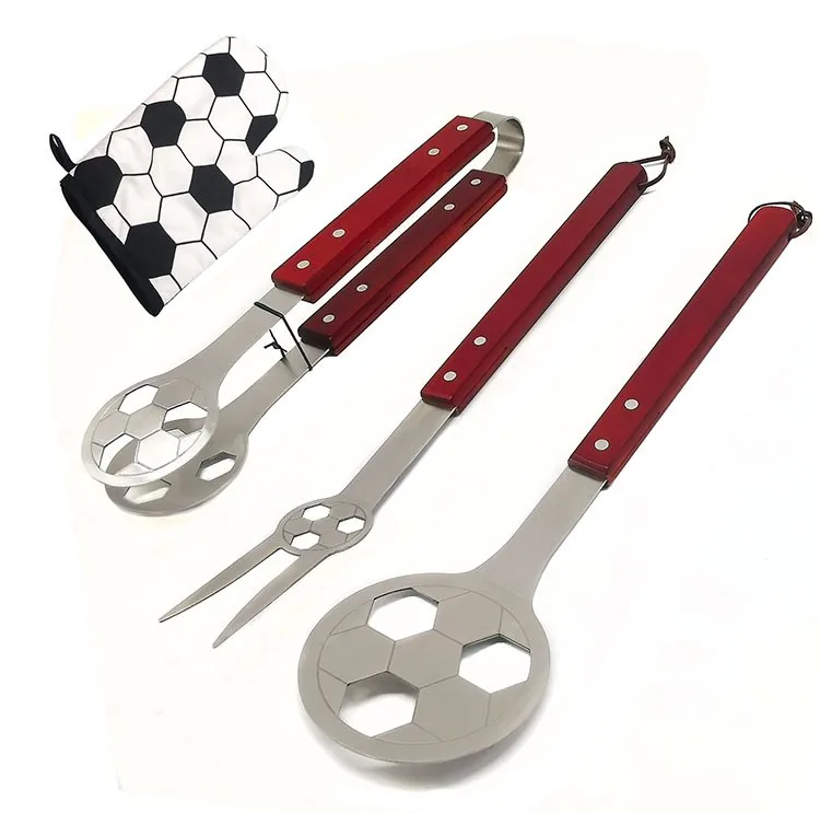 BBQ grilling tools set 4-piece professional barbecue kit - product image 4